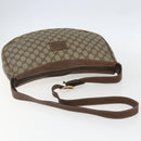 GUCCI GG Supreme Web Sherry Line Bag PVC Beige Gold 001 256 0719 Auth 151537-7