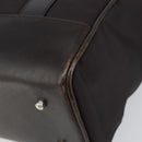 GUCCI Tote Bag Canvas Brown Silver 002 1705 0405 Auth 151538-9