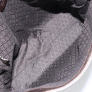 GUCCI Tote Bag Canvas Brown Silver 002 1705 0405 Auth 151538-11