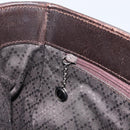 GUCCI Tote Bag Canvas Brown Silver 002 1705 0405 Auth 151538-20