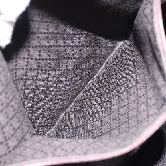 GUCCI Tote Bag Canvas Brown Silver 002 1705 0405 Auth 151538