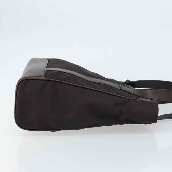 GUCCI Tote Bag Canvas Brown Silver 002 1705 0405 Auth 151538