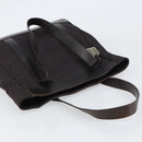 GUCCI Tote Bag Canvas Brown Silver 002 1705 0405 Auth 151538-6