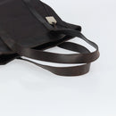 GUCCI Tote Bag Canvas Brown Silver 002 1705 0405 Auth 151538-7