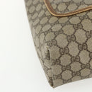 GUCCI GG Supreme Web Sherry Line Tote Bag PVC Beige Red 40 02 003 Auth 151539-11