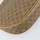 GUCCI Micro GG Supreme Shoulder Bag PVC Beige Gold 007 89 1113 Auth 151541-16