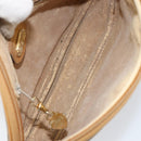 GUCCI Micro GG Supreme Shoulder Bag PVC Beige Gold 007 89 1113 Auth 151541-11