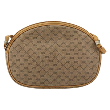 GUCCI Micro GG Supreme Shoulder Bag PVC Beige Gold 007 89 1113 Auth 151541 - 0