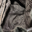 PRADA Backpack Nylon Brown Silver Auth 151544-10