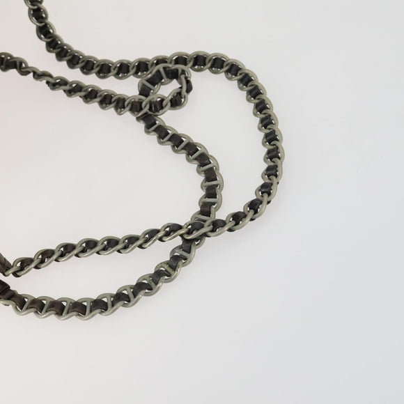 PRADA Backpack Nylon Brown Silver Auth 151544