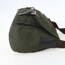 PRADA Shoulder Bag Nylon Green Silver Auth 151545-4