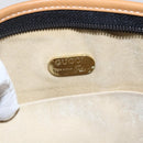 GUCCI Clutch Bag Leather Black Gold Auth 151548-10