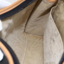 GUCCI Clutch Bag Leather Black Gold Auth 151548-18