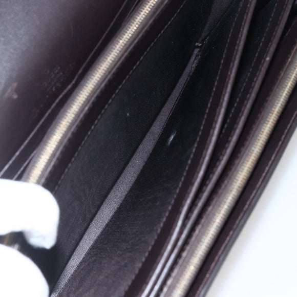 GUCCI GG Supreme Clutch Bag PVC Beige Gold 386852 Auth 151549