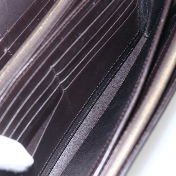 GUCCI GG Supreme Clutch Bag PVC Beige Gold 386852 Auth 151549