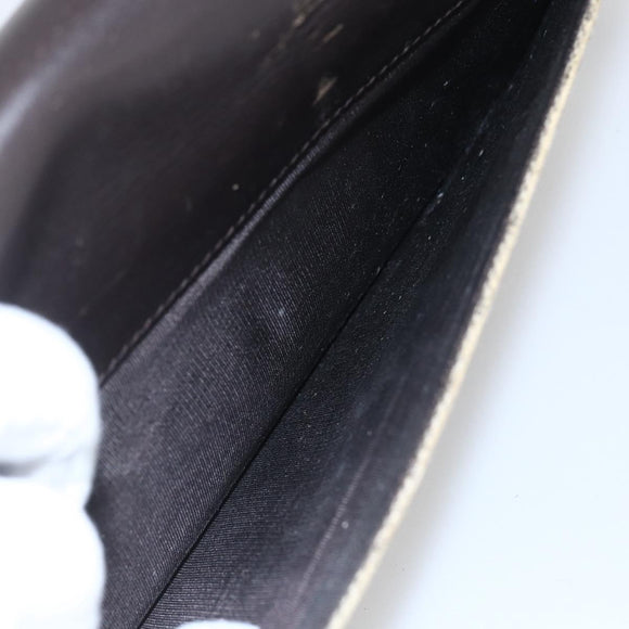 GUCCI GG Supreme Clutch Bag PVC Beige Gold 386852 Auth 151549