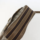 GUCCI GG Plus Supreme Shoulder Bag PVC Leather Beige Gold Auth 151550-6