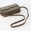 GUCCI GG Plus Supreme Shoulder Bag PVC Leather Beige Gold Auth 151550-7