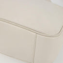 GUCCI Bamboo Shoulder Bag Leather 2way White Gold 001 3444 1638 Auth 151551-11