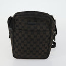 GUCCI GG Canvas Shoulder Bag 3 Set Beige Brown black Auth 151555-16