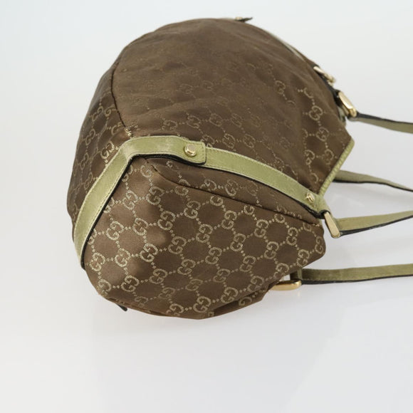 GUCCI GG Canvas Shoulder Bag 3 Set Beige Brown black Auth 151555