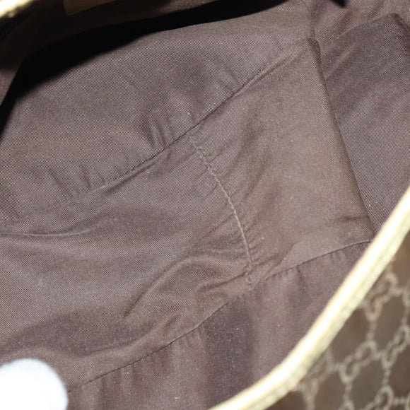 GUCCI GG Canvas Shoulder Bag 3 Set Beige Brown black Auth 151555