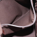 GUCCI GG Canvas Shoulder Bag Beige Silver 145857 Auth 151556-20