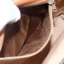 CELINE Macadam Canvas Shoulder Bag PVC Leather Brown Gold Auth 151561-20