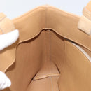 GUCCI Hand Bag Suede Beige Auth 151564-16