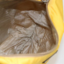 PRADA Shoulder Bag Nylon Yellow Silver Auth 151569-19