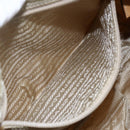 PRADA Shoulder Bag Nylon Yellow Silver Auth 151569-21