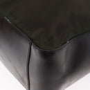 PRADA Hand Bag Nylon Khaki Silver Auth 151570-14