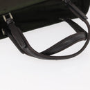 PRADA Hand Bag Nylon Khaki Silver Auth 151570-7