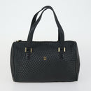 BURBERRY BALLY Draagtas Leer Canvas 2-delige set Beige Navy Auth 151571-2