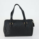 BURBERRY BALLY Draagtas Leer Canvas 2-delige set Beige Navy Auth 151571-3