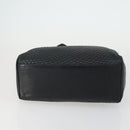 BURBERRY BALLY Draagtas Leer Canvas 2-delige set Beige Navy Auth 151571-7
