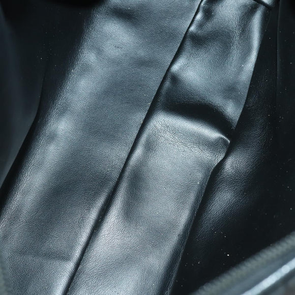 BURBERRY BALLY Tote Bag Leather Canvas 2 Set Beige Navy Auth 151571