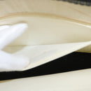 LOEWE Hand Bag Canvas White Gold Auth 151572-12