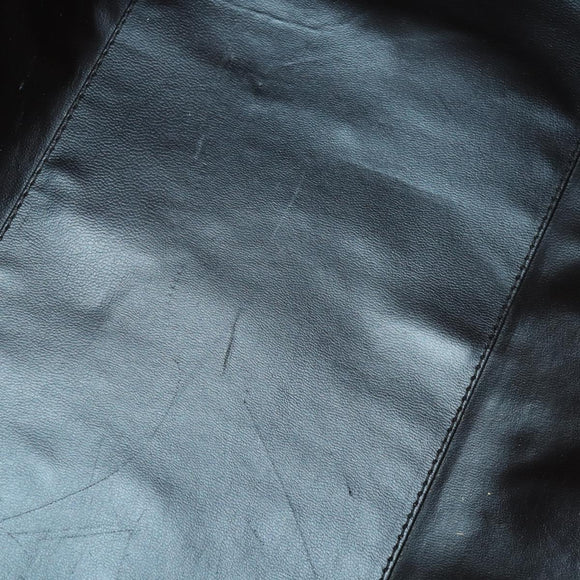 CELINE Macadam Canvas Boston Bag PVC Beige Gold Auth 151574