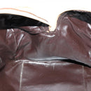 CELINE Macadam Canvas Boston Bag PVC Beige Gold Auth 151574-20