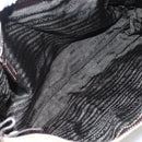 PRADA Hand Bag Nylon Beige Silver Auth 151576-17