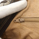 GUCCI GG Supreme Web Sherry Line Bag PVC Beige Gold 378 002 3839 Auth 151577-20