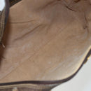 GUCCI GG Supreme Web Sherry Line Bag PVC Beige Gold 378 002 3839 Auth 151577-10