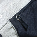 PRADA Tote Bag Canvas Gray Silver Auth 151578-19