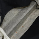 PRADA Tote Bag Canvas Gray Silver Auth 151578-10