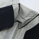 PRADA Tote Bag Canvas Gray Silver Auth 151578-20