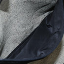 PRADA Tote Bag Canvas Gray Silver Auth 151578-11