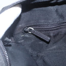 PRADA Tote Bag Nylon Black Silver Auth 151579-19