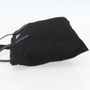PRADA Tote Bag Nylon Black Silver Auth 151579-3