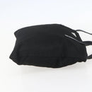 PRADA Tote Bag Nylon Black Silver Auth 151579-4